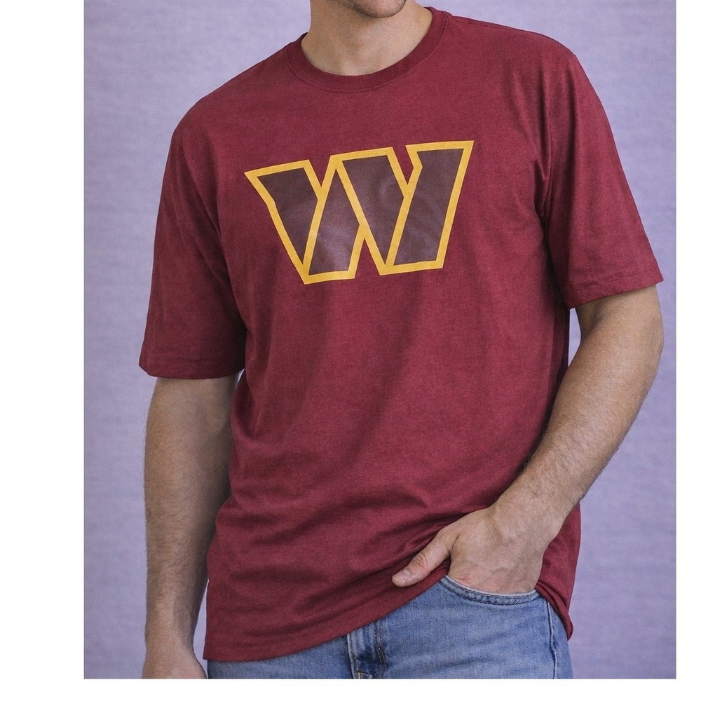NFL‎ Team Apparel Washington Commanders Burgundy T-Shirt Men's 3XL